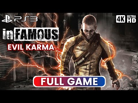 INFAMOUS (Evil Karma) | Full Game (PS3 Gameplay 4K UHD)