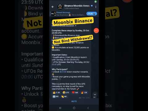 Moonbix Binance Not Bind | Moonbix Chance Withdrawal #shorts #moonbix #moonbixairdrop #airdrop