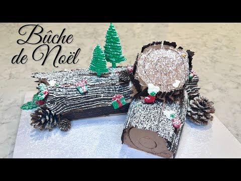 Simple Traditional Chocolate Yule Log Recipe - Step by Step