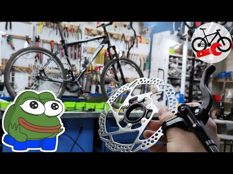 Bike Upgrades. V-brake conversion to hydraulic disc brakes