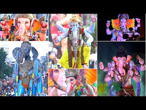 Hyderabad's Finest Ganesh Idols  : Best Ganesh Idol Themes Spotted At MJ Market | 4K  | V6 Life