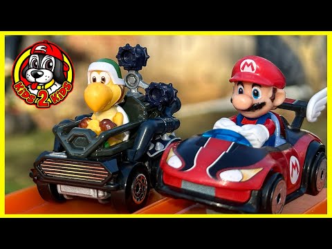 BIGGEST Hot Wheels MARIO KART RACE! - COMPILATION (Rainbow Road Raceway, RC Cars & MORE)