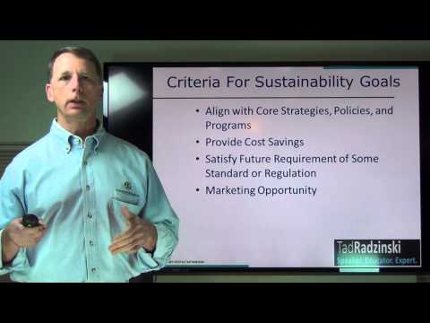 Creating Sustainability Goals that Supplement Your Business Strategy