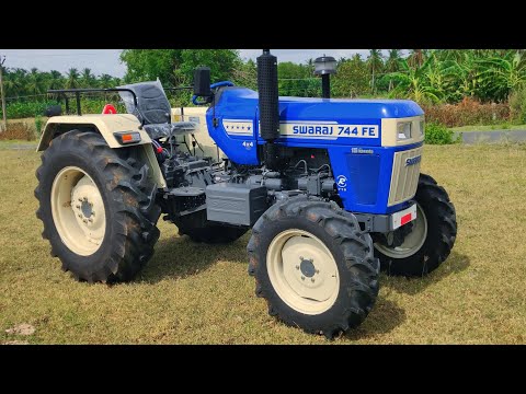 Swaraj 744 Fe 15 speed 4wd new model tractor Full review | Agriculture INDIA