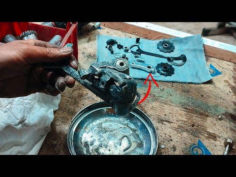 How to disassembly and assembly bicycle derailleur | Service derailleur