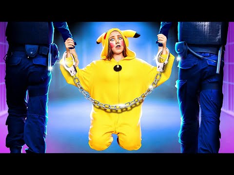 My POKEMON Trapped in JAIL! PIKACHU is MISSING!! Extreme Hacks by La La Life Emoji