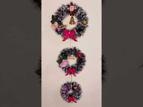 How to make wreath easily with cardboard ❤️#shortsfeed #diy