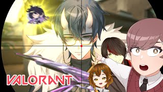 【VALORANT】omg me streaming?? feat @njejessie @ColeCalamello @CrescentiaRin @AlenkaInventra