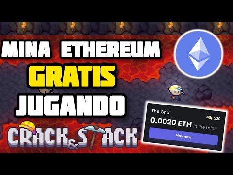 GANA ETHEREUM GRATIS Jugando Crack and Stack Mineria con Bot Telegram