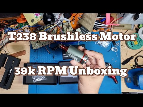 t238 39K Brushless motor Unboxing