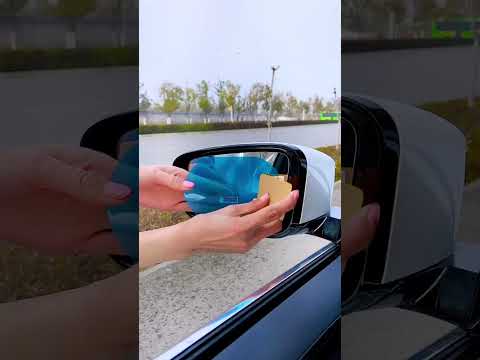 Car rear mirror cleaning film汽車後鏡清潔膜 #goodthing