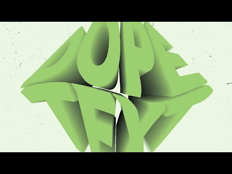 Dope 3D typography text by dailycreatics #shorts