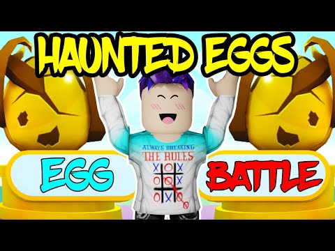 Haunted EGG BATTLE in Pet Simulator X *WINNER TAKES ALL* (Roblox)