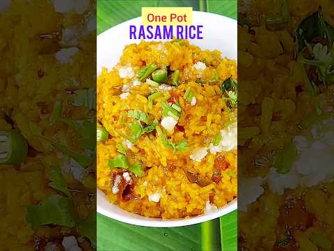 One pot Rasam Rice 😋 #rasamrice #dalkhichdi #onepotmeal #rasamricerecipe #Shorts #rasam #food #viral