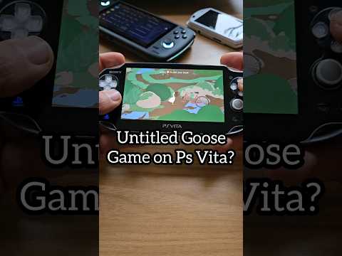 Untitled Goose Game on Ps Vita🪿🤘                        #psvita #untitledgoosegame #untitledgoose