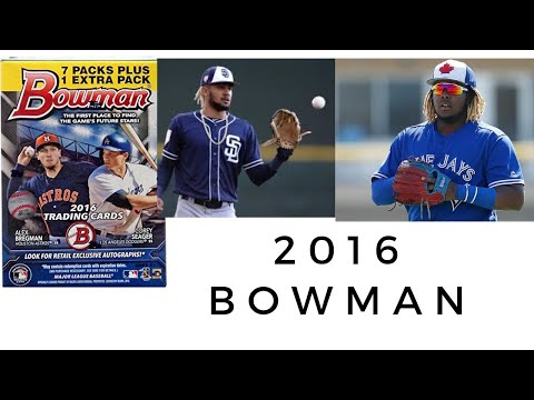 2016 Bowman Baseball Retail Blaster Break x2