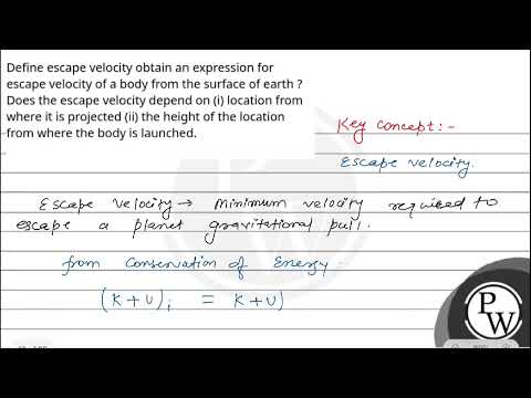 Boards|Physics|11|Gravitation|Escape Speed or Escape Energy....