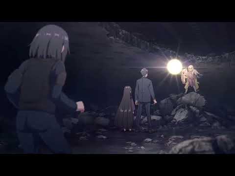 Shizuka-san and Sasaki fighting with a magical girls//Sasaki and Pii-chan Episode 12