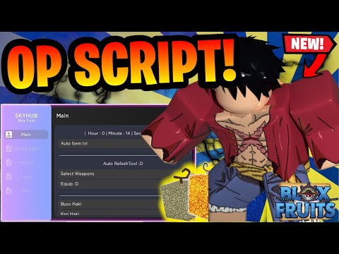 NEW OP BLOX FRUITS SCRIPT PASTEBIN 2022 AUTOFARM GUI | Roblox Blox Fruits Script Pastebin 2022