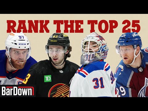 RANKING THE TOP 25 PLAYERS IN THE NHL | 2024