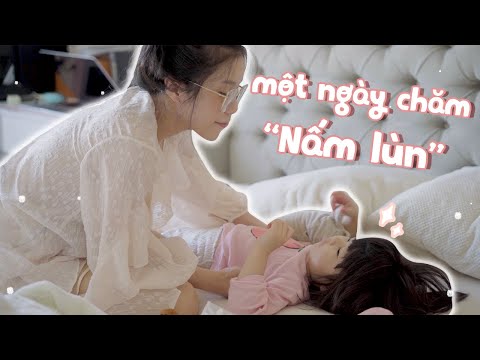 Vlog: Messy Hair After A Day Taking Care Of My Granddaughter (Mushroom) | Quynh Thi |