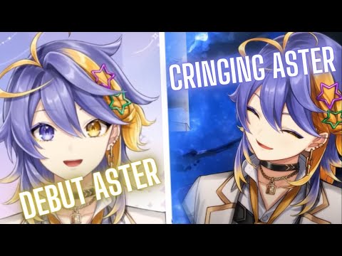 Aster cringing to his debut video for 5 mins [💫aster arcadia]