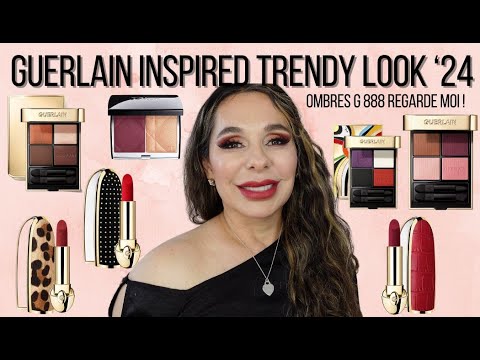 Tutorial: Burgundy & Red Glam, Guerlain Ombres, Rouge G, Dior Rouge Blush & Trendy Luxury! Fall '24