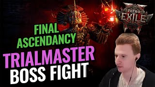 Final Ascendancy Trialmaster Boss Fight Path of Exile 2