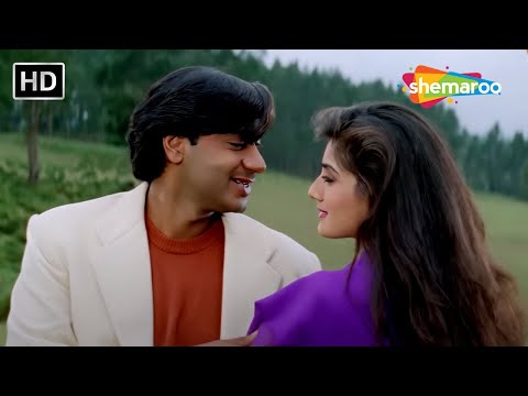 Aankhon Mein Mohabbat Hai | Ajay Devgn, Raveena Tandon | Gair(1999) |  Kumar Sanu,Poornima | 90s Hit