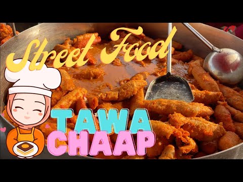 What is this surprisingly CRISPY Indian street food Tawa Chaap?