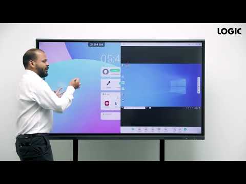 Logic Interactive Displays - FX Series | Seamless PIP Function View Android & Windows in One Frame