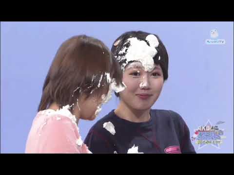 Mayumi Uchida, Haruka Shimada and Miho Miyazaki - Pie in the face