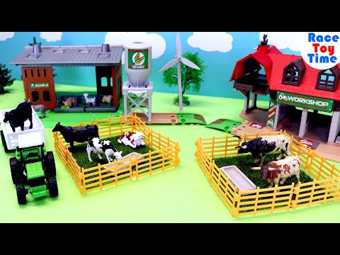 Little Farm and Barnyard Animal Figures - A Day at a Farm