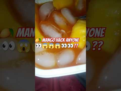 Amazing mango Hack Gotta Try 👀😱🥭🌍. Watch until end. Guess ingredients #mango #fruit  #foodhacks