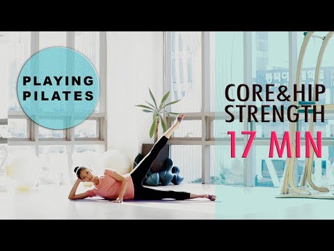 [Playing Pilates] 코어와 힙 근력운동 17 min★Core & Hip Strength WorkOut [홈트레이닝]