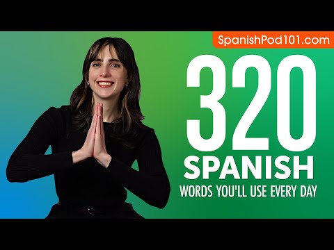 320 Spanish Words You'll Use Every Day - Basic Vocabulary #72