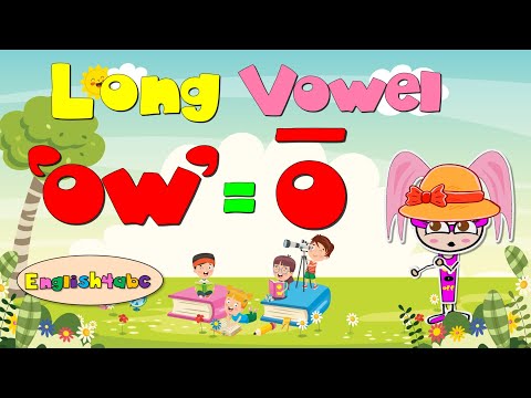 Long Vowel 'ow' = Ō - The Letters 'o' and 'w'- Phonics Mix!