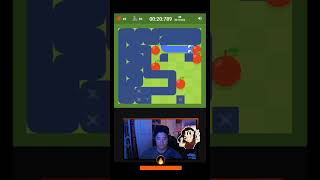 ALL Apples in 30.915 seconds (WORLD RECORD) Google Snake - 5 Apples, Small Map, Statue Mode #shorts