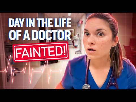 Day in the Life of a DOCTOR in the HOSPITAL (ft. fainting)