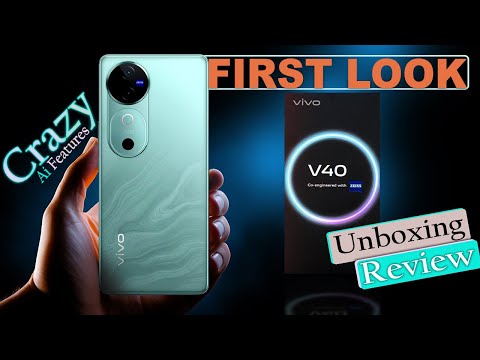 VIVO V40 5G FIRST LOOK ⚡REVIEW UNBOXING ⚡BEST Camera Phone #vivov405g #review #unboxing #Logicmobile