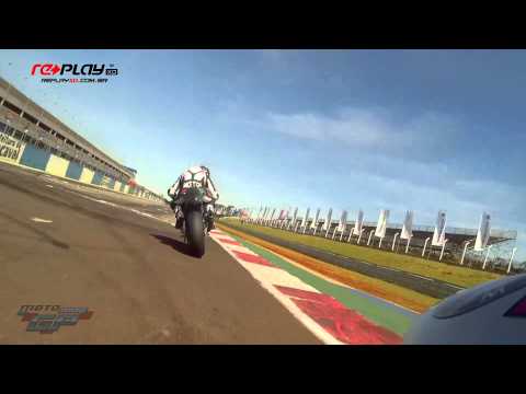 Matthieu Lussiana Moto 1000 GP - treino Cascavel 29-8-2014 Câmera Replay XD