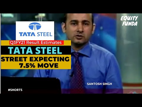 Tata Steel Result Estimates I Q3FY21 I by Santosh Singh I #shorts