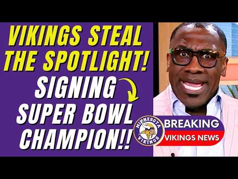 🚨🤯 HUGE SIGNING! VIKINGS SWIPE CB SUPER BOWL CHAMPION! PLAYOFF SPOT IN REACH! MINNESOTA VIKINGS NEWS