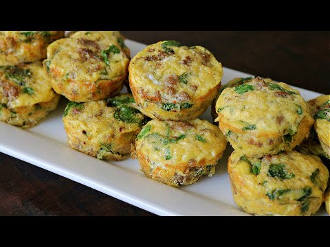 Easy Make-Ahead Sausage and Egg Muffins (Whole30/Healthy)