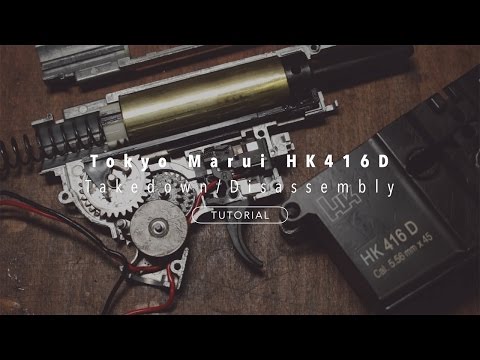 [TUTORIAL] Tokyo Marui HK416D Takedown/Disassembly: Accessing The Gearbox