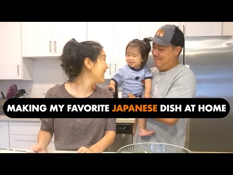 Cooking My Favorite Japanese Dish at Home and Missing Japan, Casual family dinner, Catch up with me!