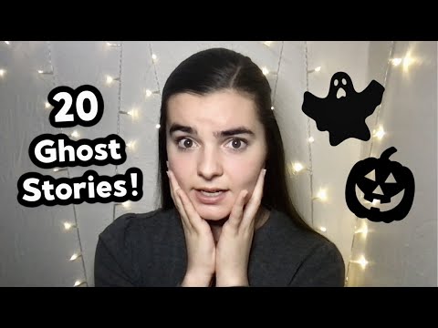 ASMR Whispering 20 SPOOKY Stories For Halloween!