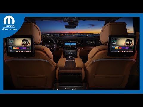 Rear Seat Entertainment With Amazon Fire TV Built-In | 2025 Jeep Wagoneer/Grand Wagoneer