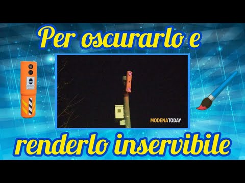 Modena - Autovelox imbrattato con vernice rossa!