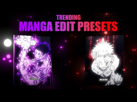 Trending Manga Edit Presets - Alight Motion